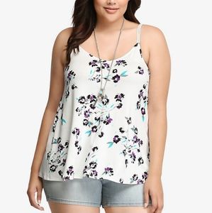 TORRID FLORAL PRINT TANK TOP